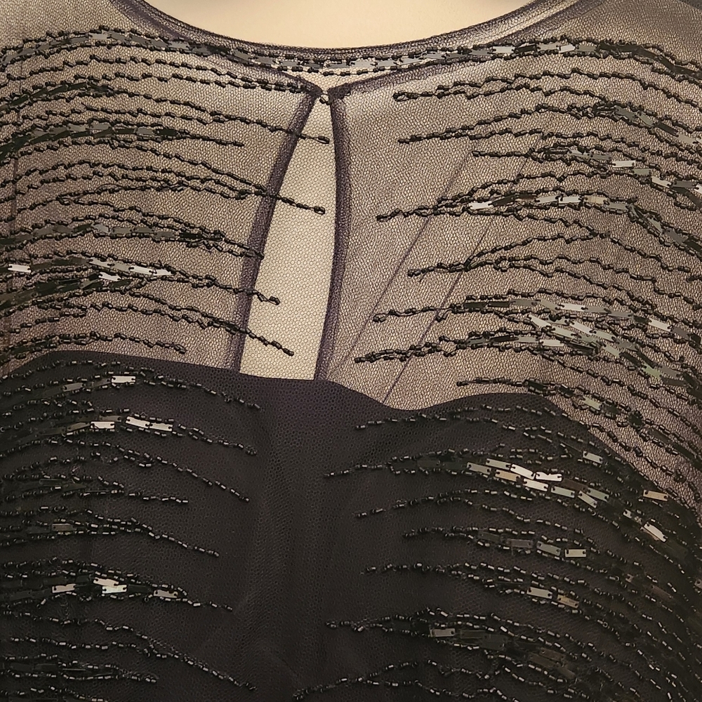 Elegant Black Long Sleeve Dress